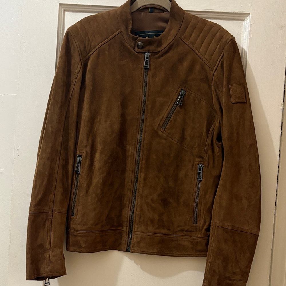 Belstaff Tan Suede Jacket for Men Size : 40” USA
